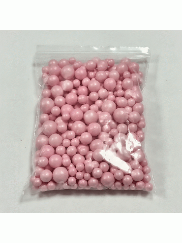 Dekorativne perle 50g roze